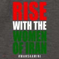 Rise With Women Of Iran Masha Amini Vector Backpack