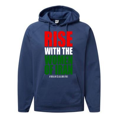 Rise With Women Of Iran Masha Amini Performance Fleece Hoodie