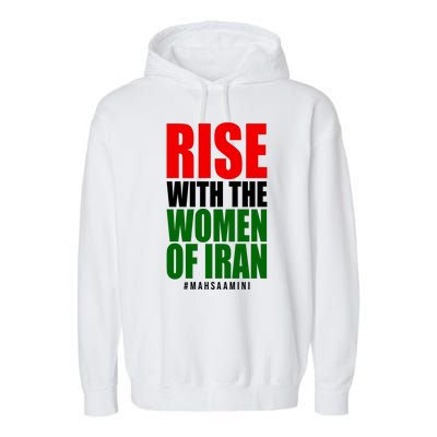 Rise With Women Of Iran Masha Amini Garment-Dyed Fleece Hoodie