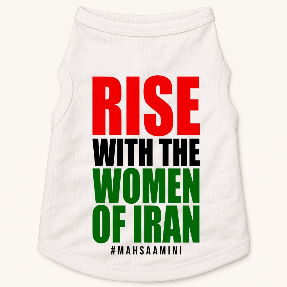 Rise With Women Of Iran Masha Amini Doggie Tank