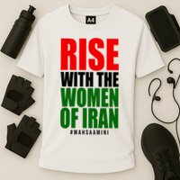 Rise With Women Of Iran Masha Amini Cooling Performance Crew T-Shirt