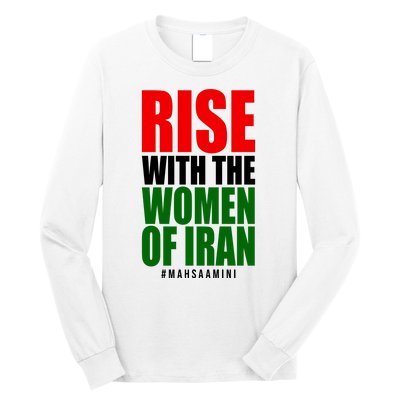 Rise With Women Of Iran Masha Amini Long Sleeve Shirt