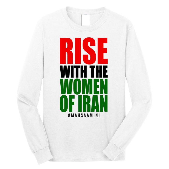 Rise With Women Of Iran Masha Amini Long Sleeve Shirt