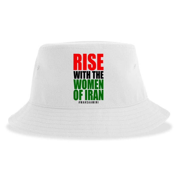 Rise With Women Of Iran Masha Amini Sustainable Bucket Hat