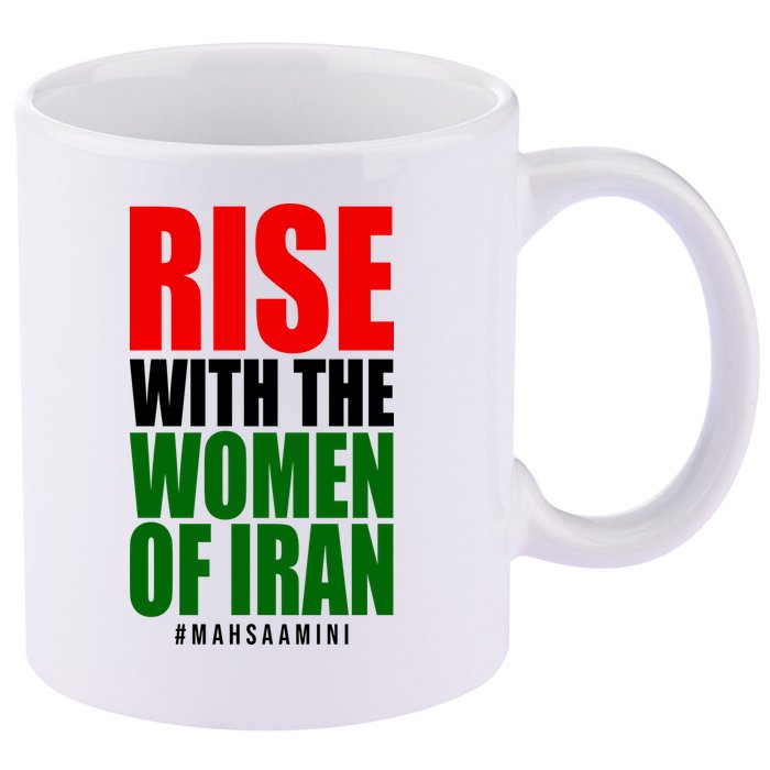 Rise With Women Of Iran Masha Amini 11oz C Handle Ceramic Mug
