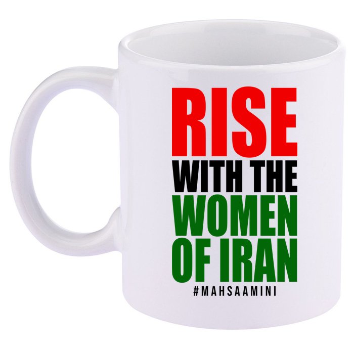 Rise With Women Of Iran Masha Amini 11oz C Handle Ceramic Mug