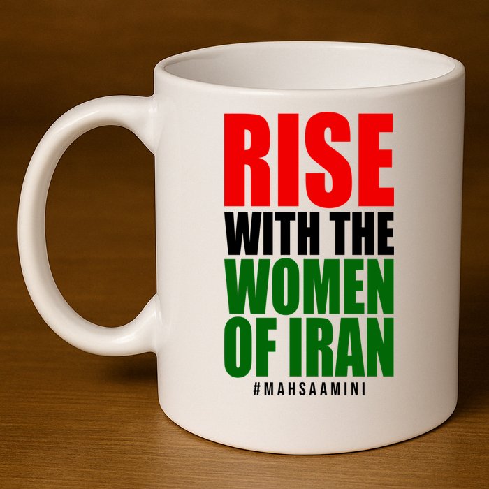 Rise With Women Of Iran Masha Amini 11oz C Handle Ceramic Mug
