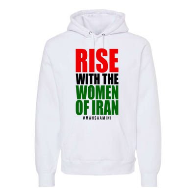 Rise With Women Of Iran Masha Amini Premium Hoodie