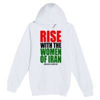 Rise With Women Of Iran Masha Amini Premium Pullover Hoodie