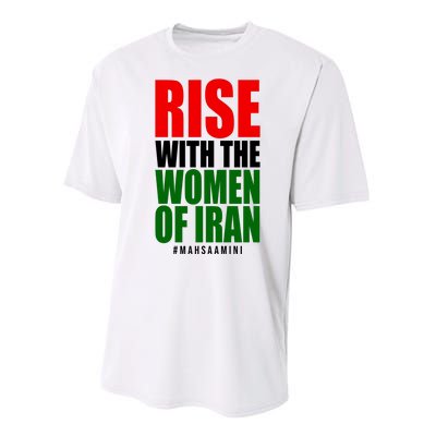 Rise With Women Of Iran Masha Amini Performance Sprint T-Shirt