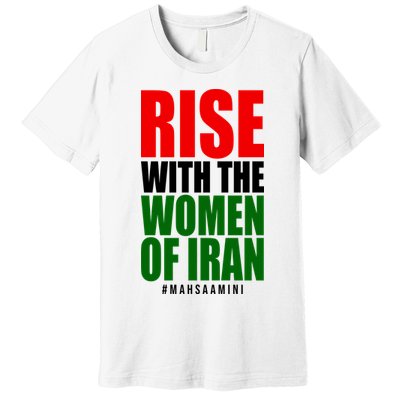 Rise With Women Of Iran Masha Amini Premium T-Shirt