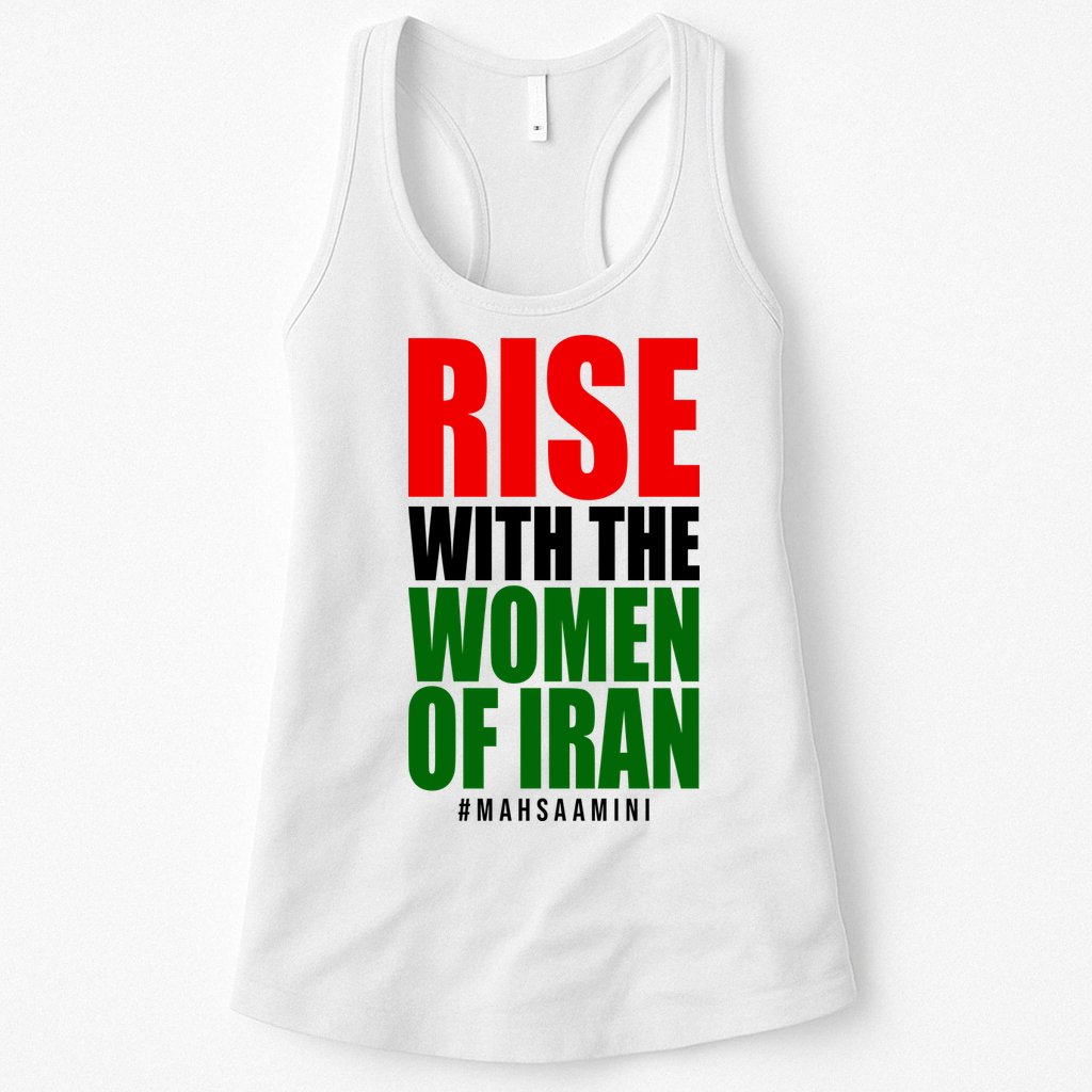 Rise With Women Of Iran Masha Amini Womens Tank Top