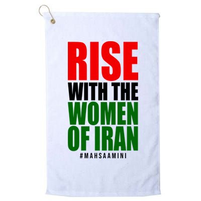 Rise With Women Of Iran Masha Amini Golf Towel