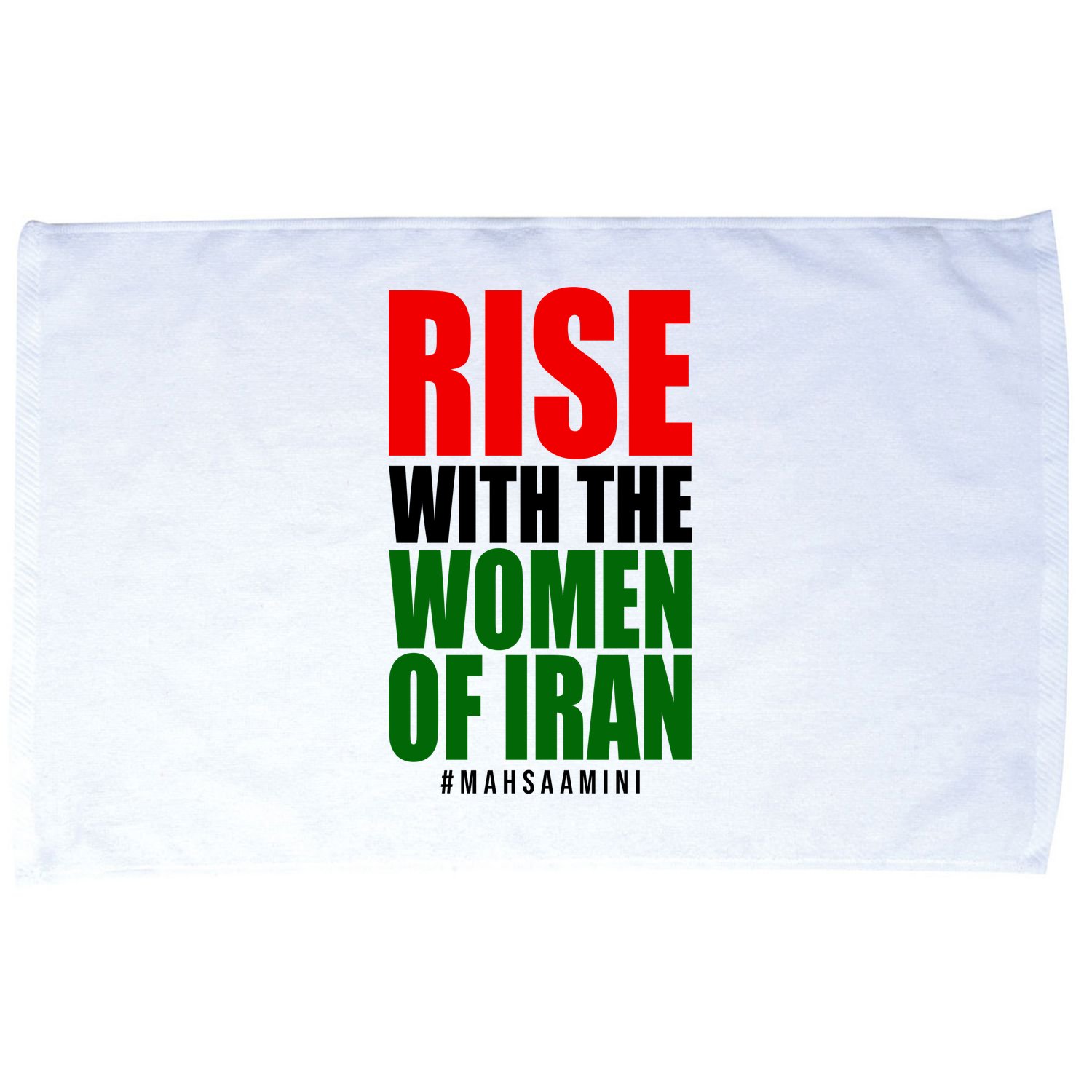 Rise With Women Of Iran Masha Amini Microfiber Hand Towel