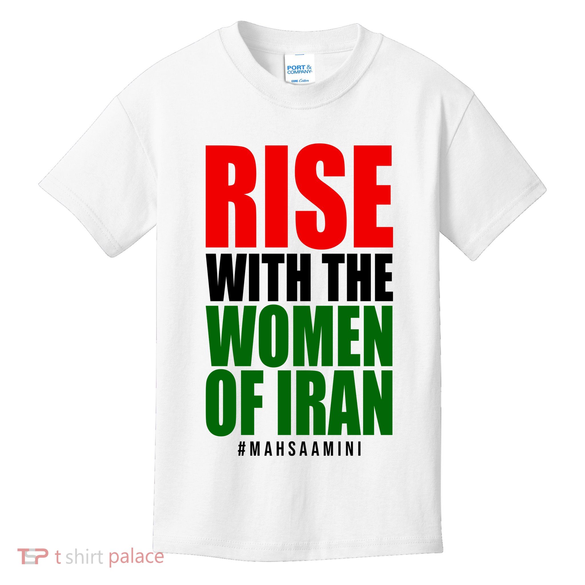 Rise With Women Of Iran Masha Amini Kids T-Shirt