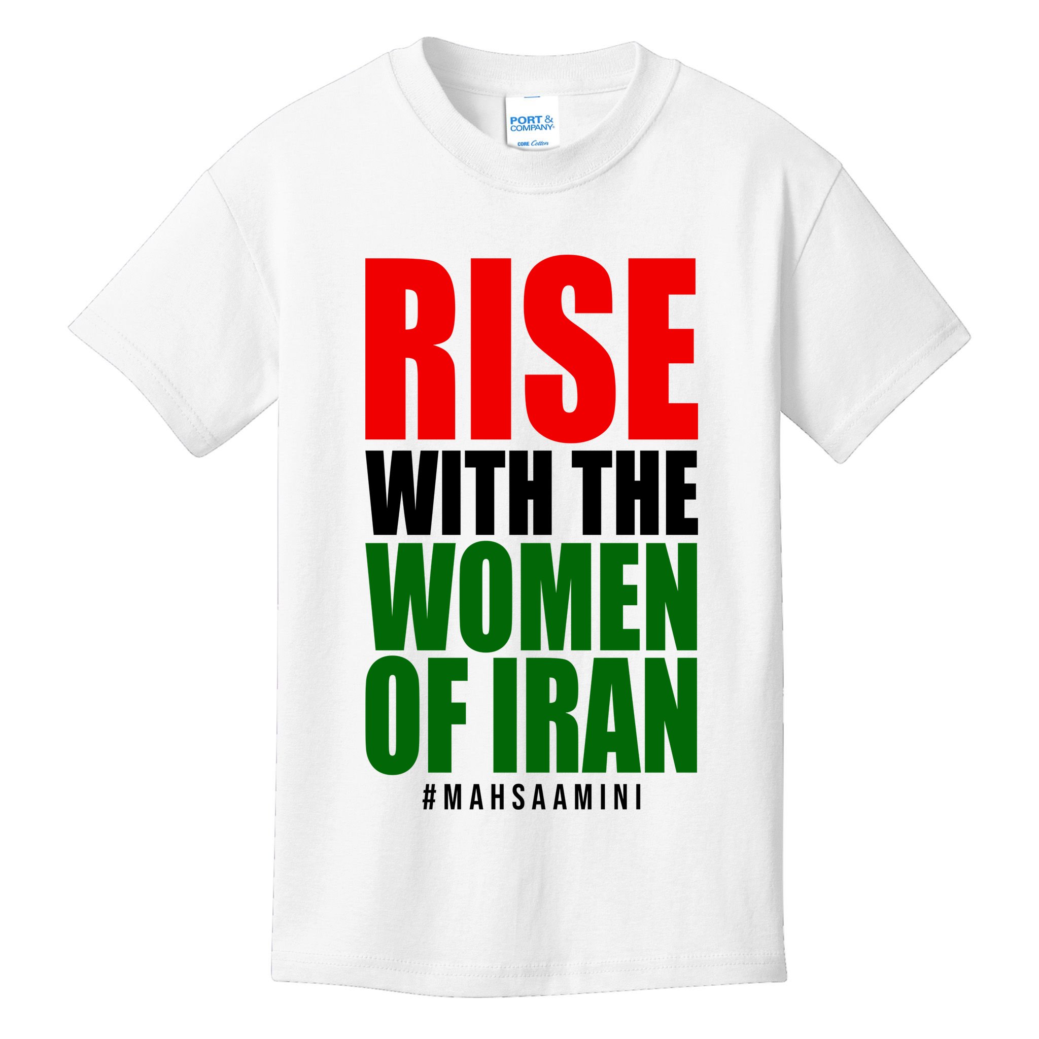 Rise With Women Of Iran Masha Amini Kids T-Shirt