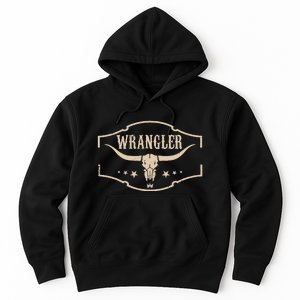 Retro Wranglers Western Deserts Cowhide & Bulls Skulls Gifts Hoodie