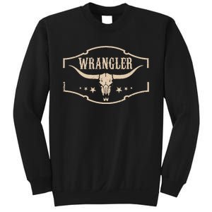 Retro Wranglers Western Deserts Cowhide & Bulls Skulls Gifts Sweatshirt