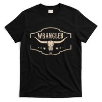 Retro Wranglers Western Deserts Cowhide & Bulls Skulls Gifts T-Shirt