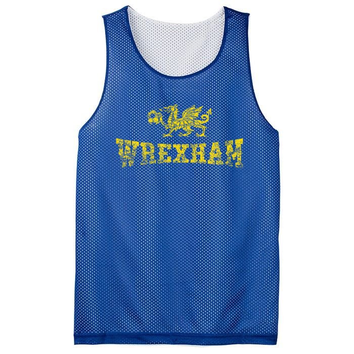 Retro Wrexham Wales Soccer Jersey Welsh Red Dragon Mesh Reversible Basketball Jersey Tank