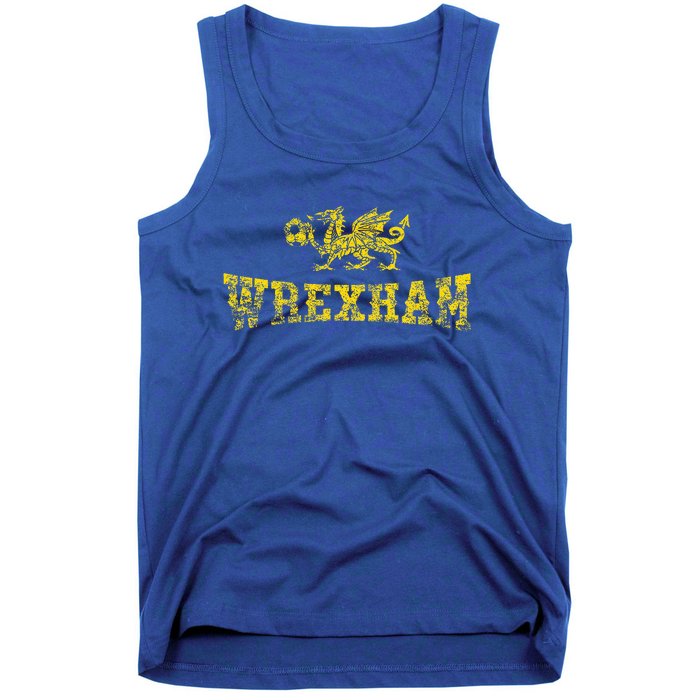 Retro Wrexham Wales Soccer Jersey Welsh Red Dragon Tank Top