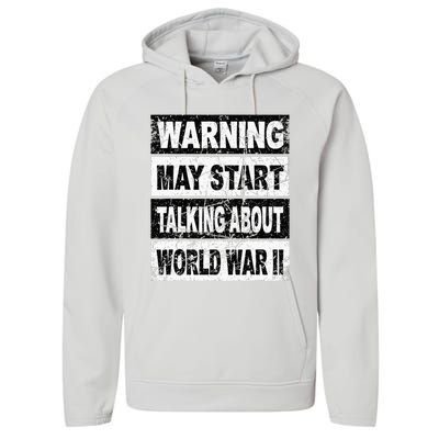 Retro World War Two Ww2 History Teacher Performance Fleece Hoodie