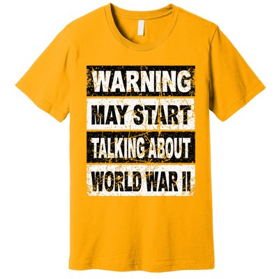 Retro World War Two Ww2 History Teacher Premium T-Shirt