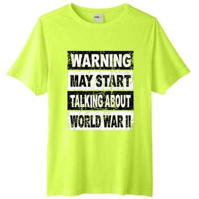 Retro World War Two Ww2 History Teacher Tall Fusion ChromaSoft Performance T-Shirt