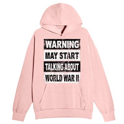 Retro World War Two Ww2 History Teacher Urban Pullover Hoodie