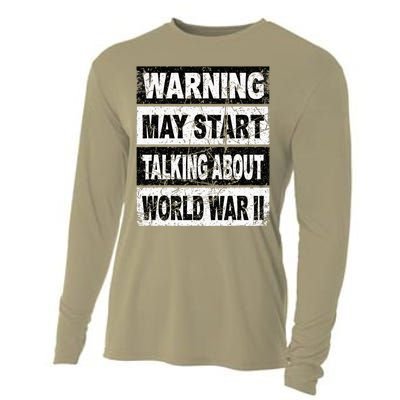 Retro World War Two Ww2 History Teacher Cooling Performance Long Sleeve Crew