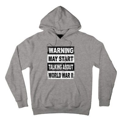 Retro World War Two Ww2 History Teacher Tall Hoodie