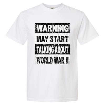 Retro World War Two Ww2 History Teacher Garment-Dyed Heavyweight T-Shirt