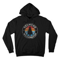 Redmond Washington Wa Vintage Graphic Retro 70s Hoodie