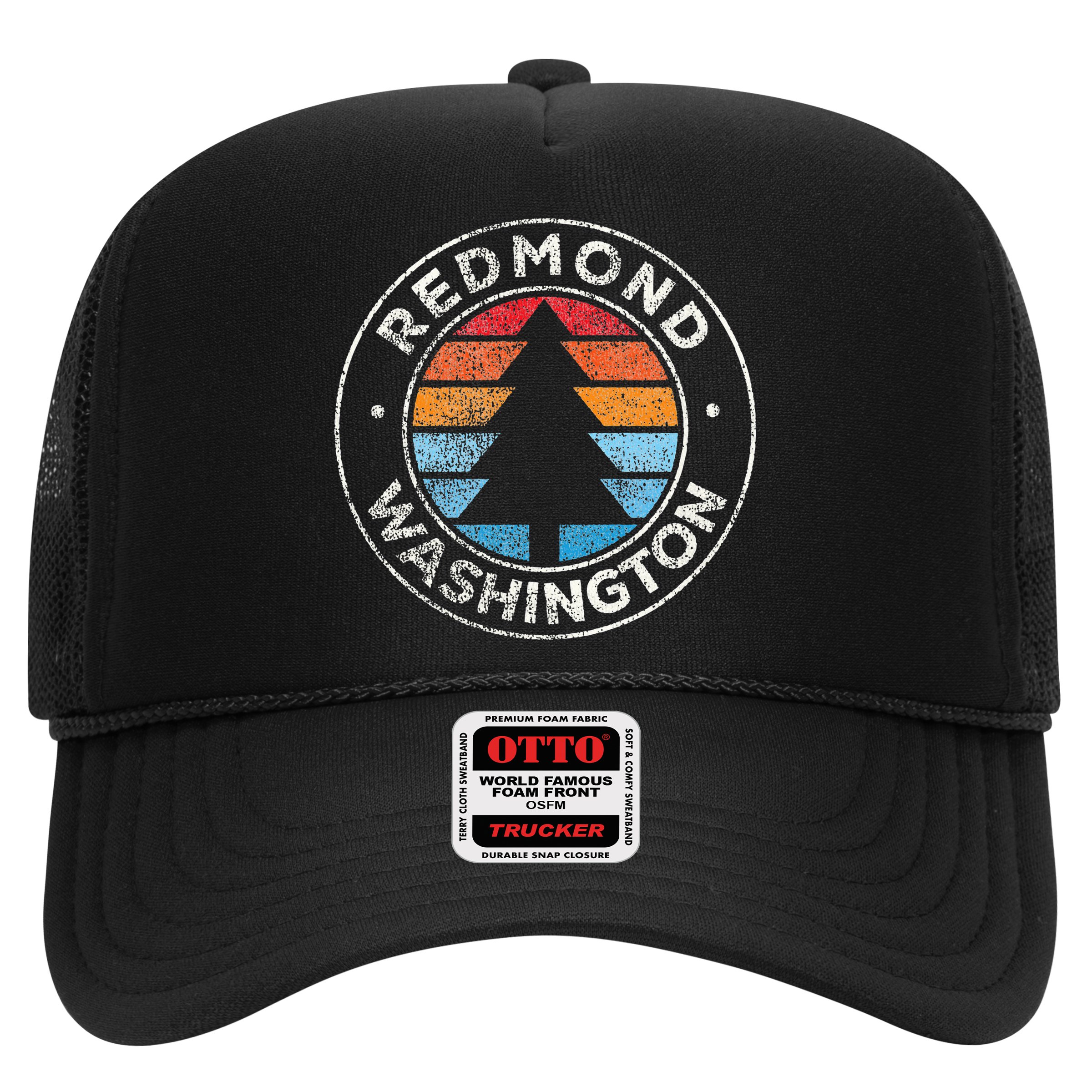 Redmond Washington Wa Vintage Graphic Retro 70s Hat