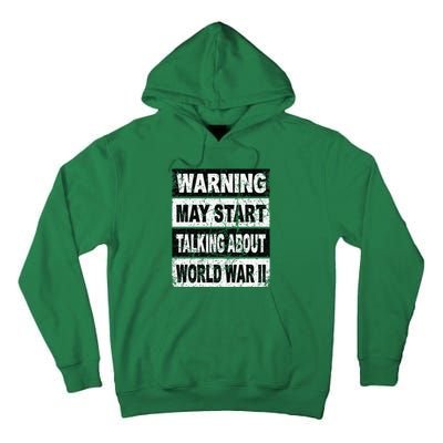 Retro World War Two Ww2 History Teacher Tall Hoodie