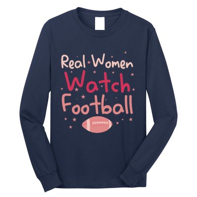 Real Wo Watch Football Rugby Lineman Fan Long Sleeve Shirt