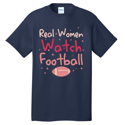 Real Wo Watch Football Rugby Lineman Fan Tall T-Shirt