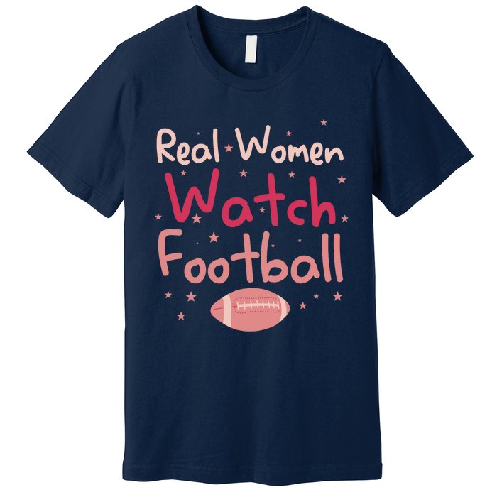 Real Wo Watch Football Rugby Lineman Fan Premium T-Shirt