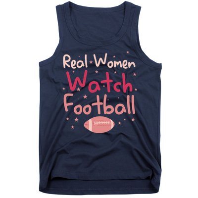 Real Wo Watch Football Rugby Lineman Fan Tank Top