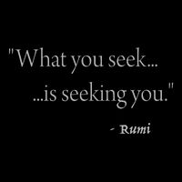 Rumi What You Seek Is Seeking You Wool Snapback Cap