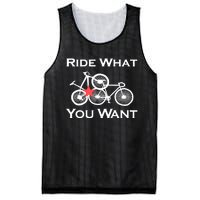 Ride What You Want Bicycle Mesh Reversible Basketball Jersey Tank