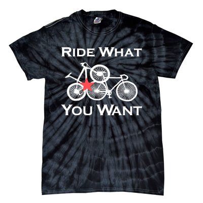 Ride What You Want Bicycle Tie-Dye T-Shirt