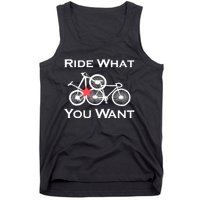 Ride What You Want Bicycle Tank Top