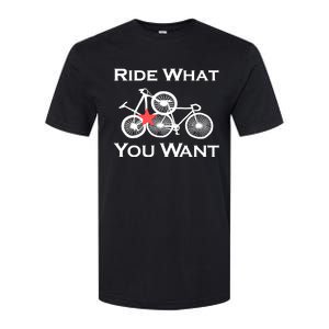 Ride What You Want Bicycle Softstyle CVC T-Shirt