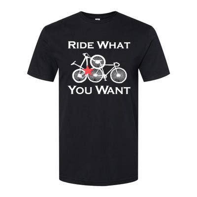 Ride What You Want Bicycle Softstyle CVC T-Shirt