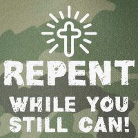 Repent While You Still Can! Christian (White) Legacy Tie Dye Trucker Hat