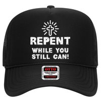Repent While You Still Can! Christian (White) Hat