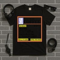 Rx Prescription Coffee Dr Caffeine Funny T-Shirt