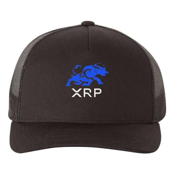 Ripple Xrp Bullrun To The Moon Cryptocurrency Coin Token Yupoong Adult 5-Panel Trucker Hat