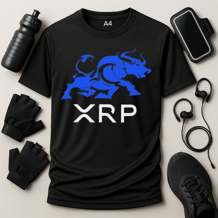 Ripple Xrp Bullrun To The Moon Cryptocurrency Coin Token Performance Shirt